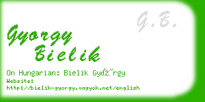 gyorgy bielik business card